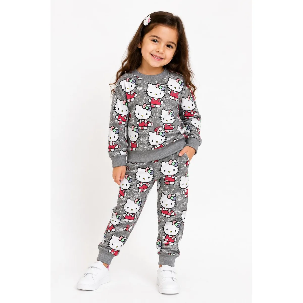 Kids Affordable Collection 2026: Kids Girls Warm Fleece Branded Track Suit