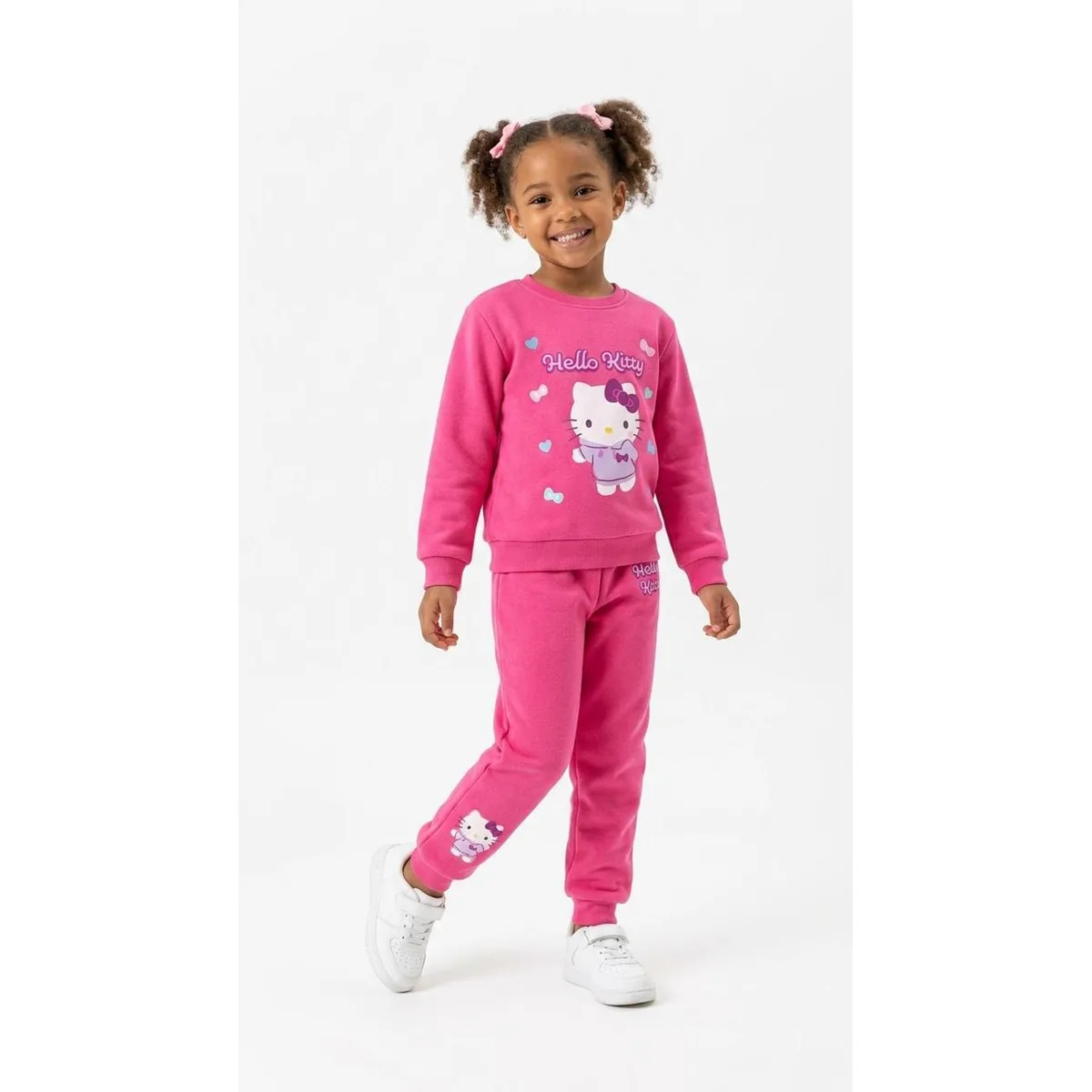 Kids Affordable Collection 2026: Kids Girls Warm Fleece Branded Track Suit